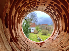 Tunnelblick Hauswand Waldeck