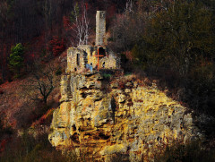 Klosterfelsen und Ruine Ober-Werbe