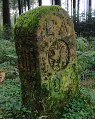 Grenzstein am Langenberg