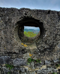 Blick durch das Steinrohr