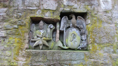 Korbach Enser Tor - Wappen in der Mauer