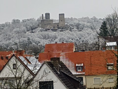 Kugelsburg im Winter
