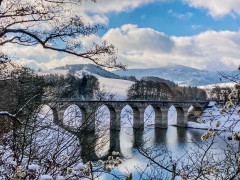 Brücke über den Diemelsee 