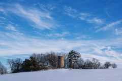 Braunauer Warte im Schnee