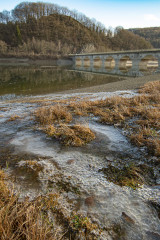 Eiszeit an der Stormbruchbrücke