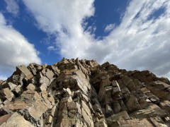 Steinwand bei Berich Waldeck 