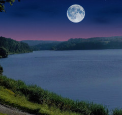 Twistesee Vollmond