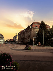 Rauchstraße Bad Arolsen Sonnenuntergang